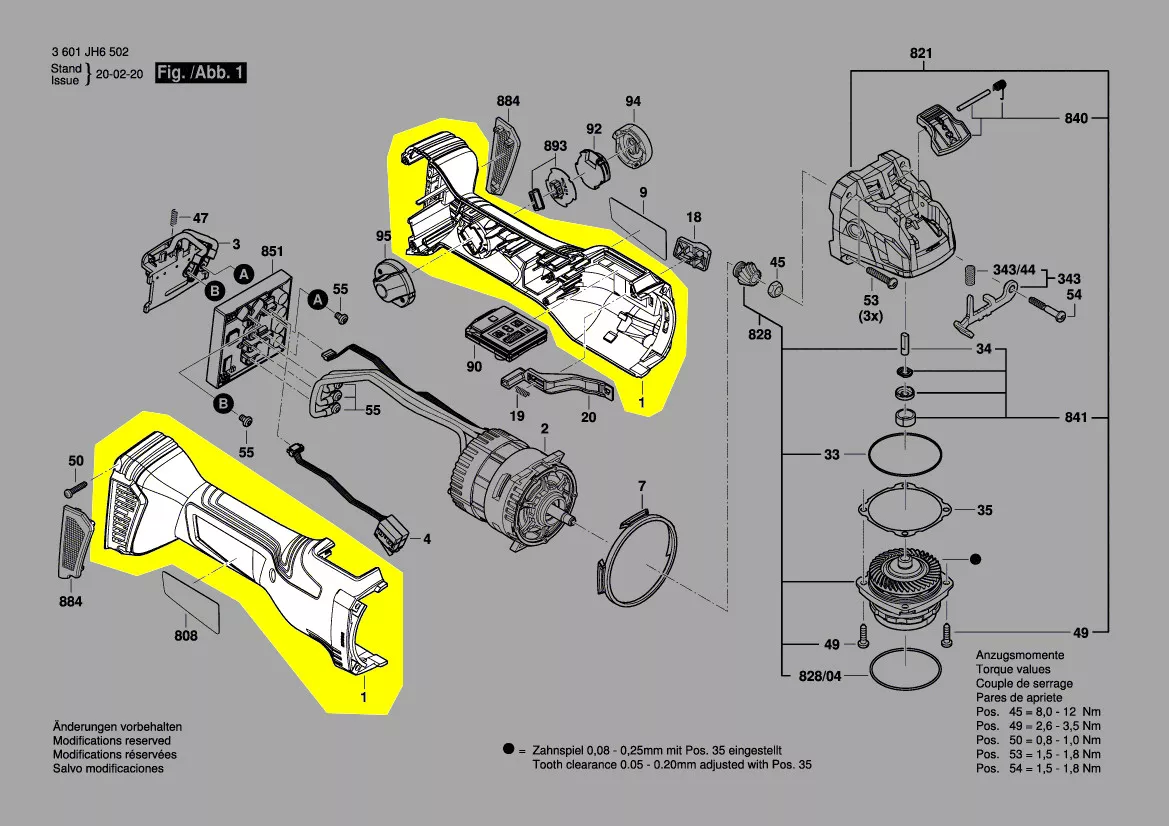 Boitier réf. 1 605 108 2J3 Bosch